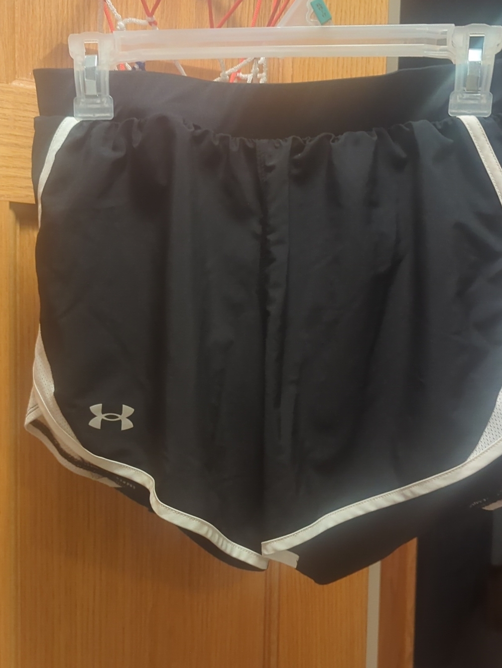 Under Armour Black Shorts with White Trim